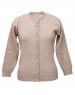 Women pure wool sweater plain heavy camel